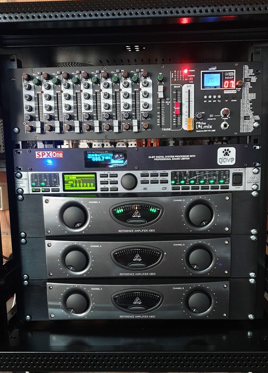 Limitador instalado en local